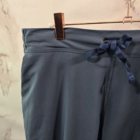 Backcountry Pants Mens Medium Blue Crop Climbing Pull On Stretch Drawstring - Picture 2 of 10